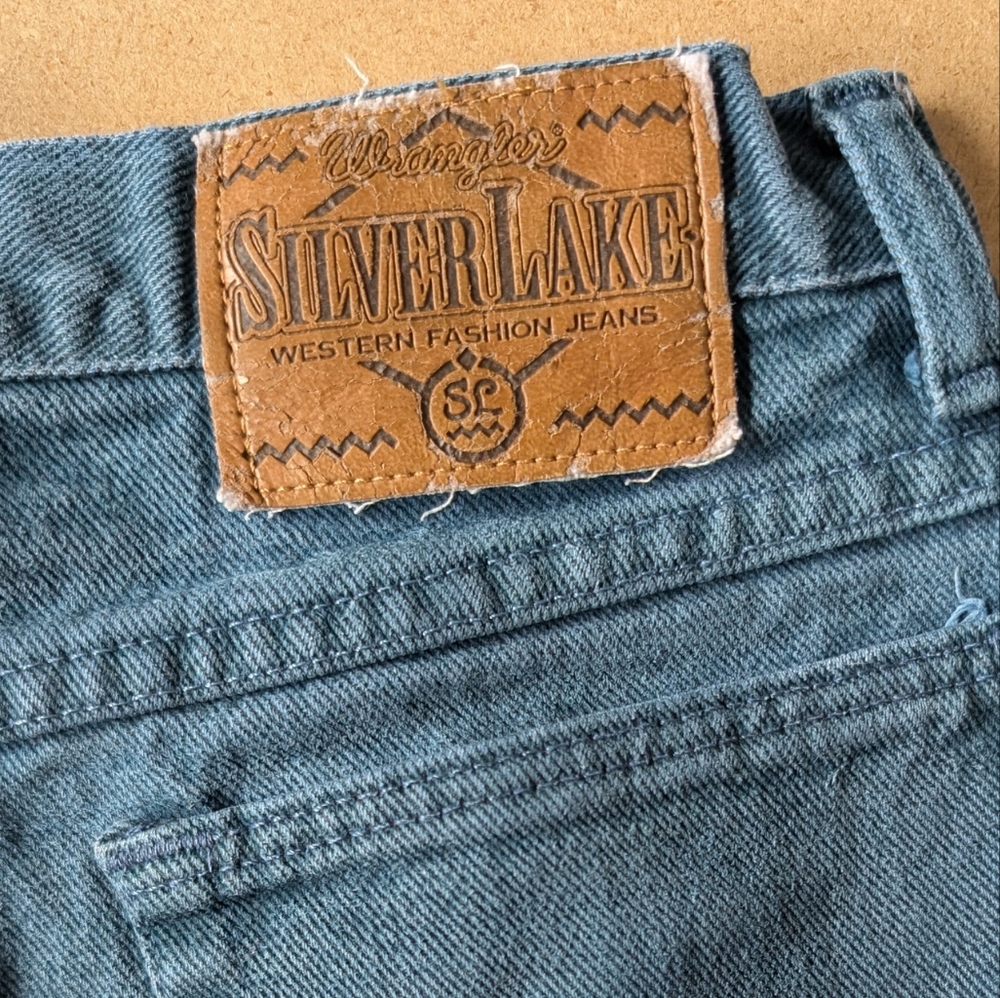 Vintage Wrangler Silver Lake High Waisted Western Denim Jeans 9/10x34